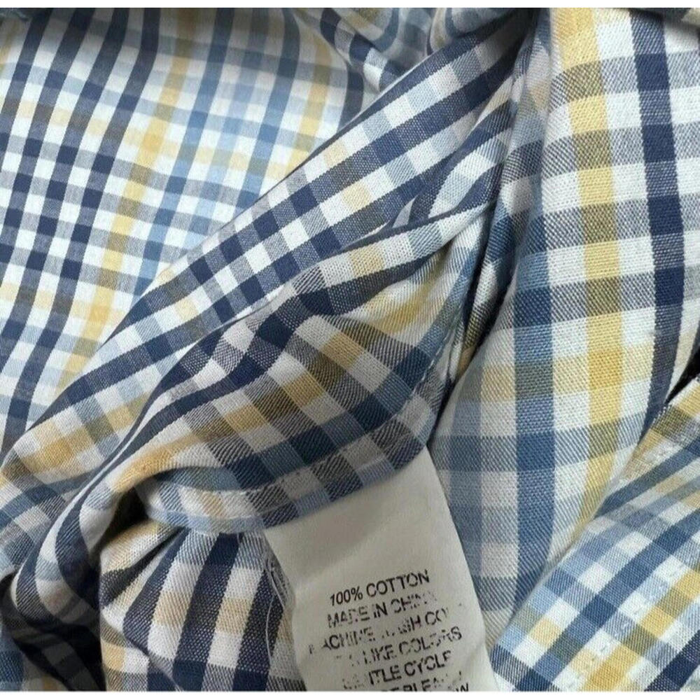Vineyard Vines Slim Fit Whale Shirt Multicolor Long Sleeve Button Up Shirt Large - Picture 9 of 10
